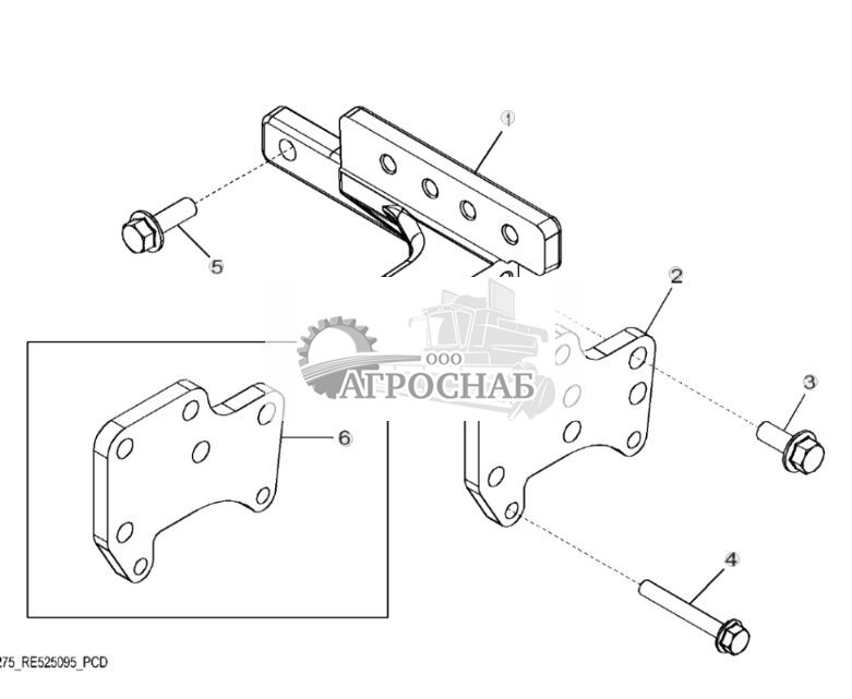 6275 Крепление генератора пер. тока - ST35404 103.jpg